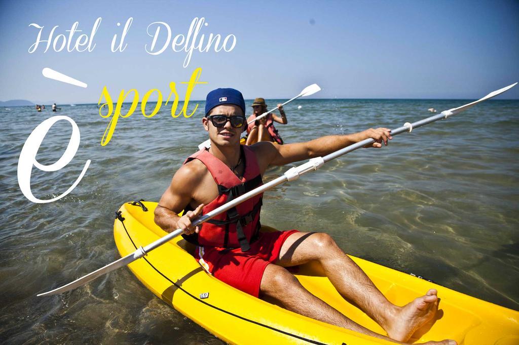 סן וינצ'נזו Hotel Il Delfino מראה חיצוני תמונה